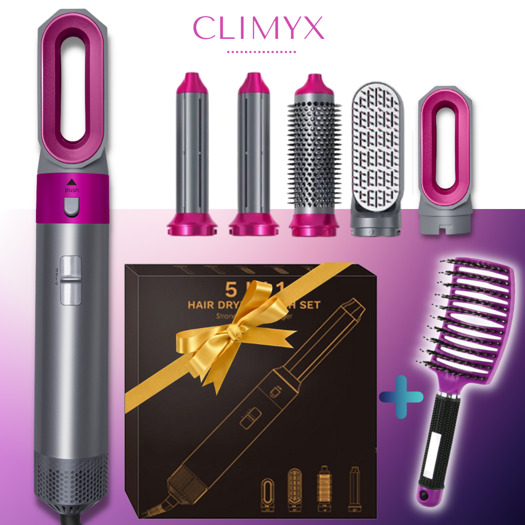 Brosse Sèche-Cheveux 5en1 Climyx™ Cyclone V5