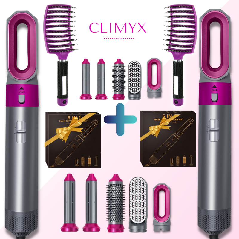 Pack DUO Brosse Sèche-Cheveux Cyclone V5 Climyx™