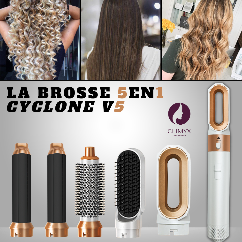 Brosse Sèche-Cheveux 5en1 Climyx™ Cyclone V5